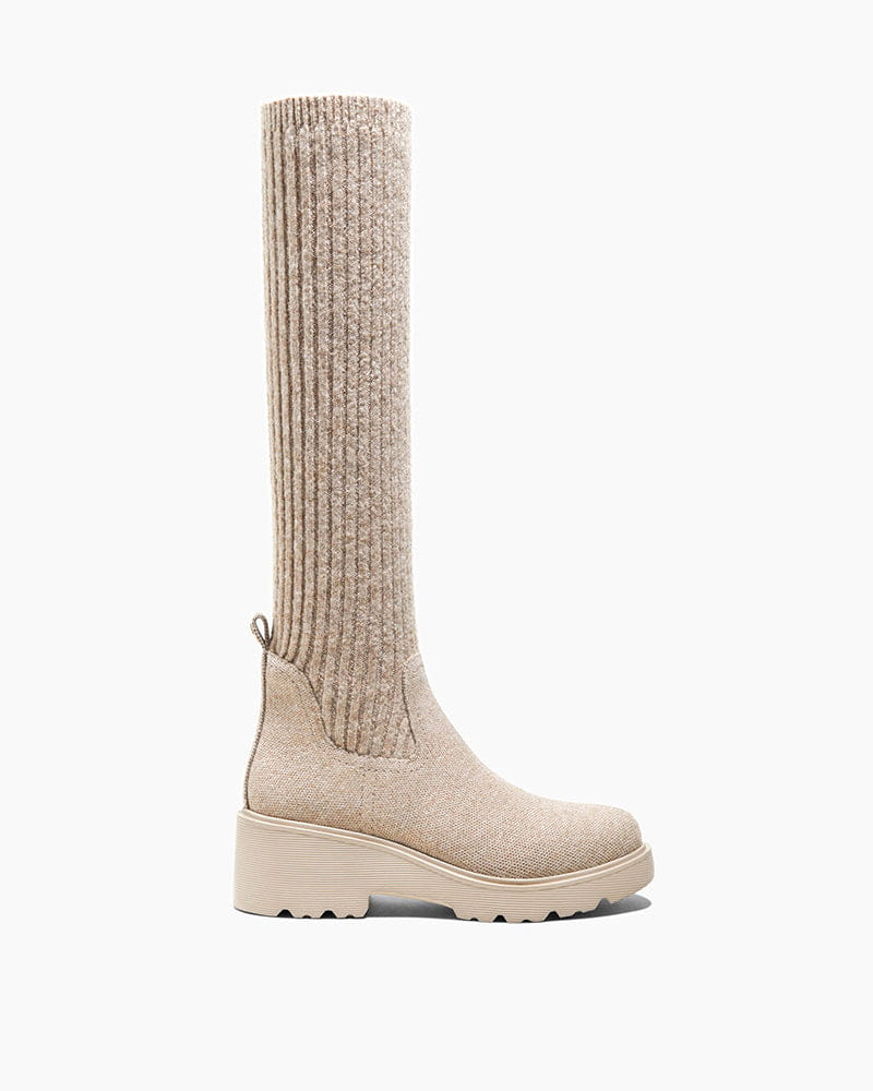pre-salewomens-winter-outdoor-chunky-wool-platform-knee-high-boot