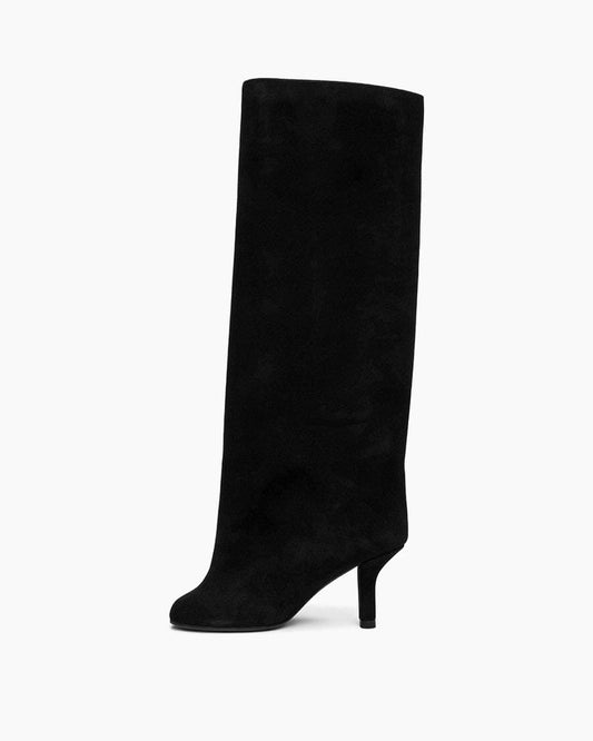 pre-salewomens-boutique-hopping-comfortable-suede-wide-shaft-boots