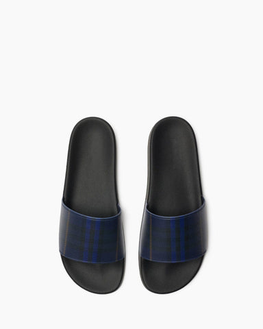 mens-poolside-leisure-iconic-check-rubber-slides