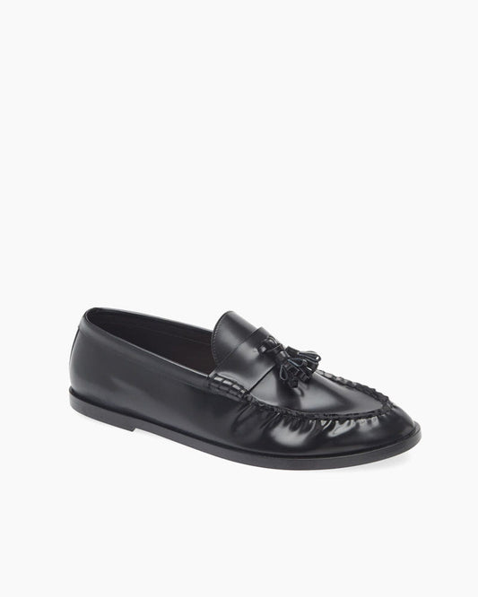 Women’s Leather Loafers with Tassel Detail