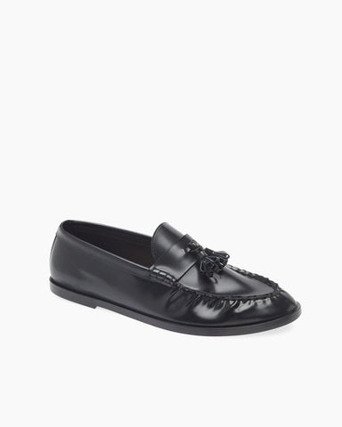 Women’s Leather Loafers with Tassel Detail