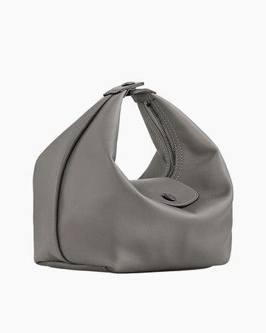 Women's Sophisticated Small Leather Carryall Bag
