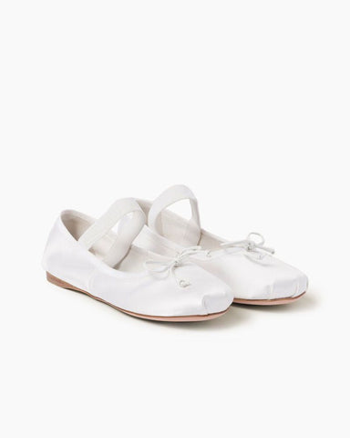 Elegant Satin Ballerina Shoes