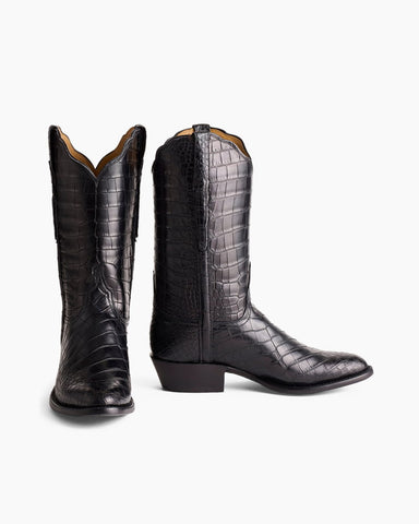 Men‘s Artisan Crocodile Pattern Western Boot