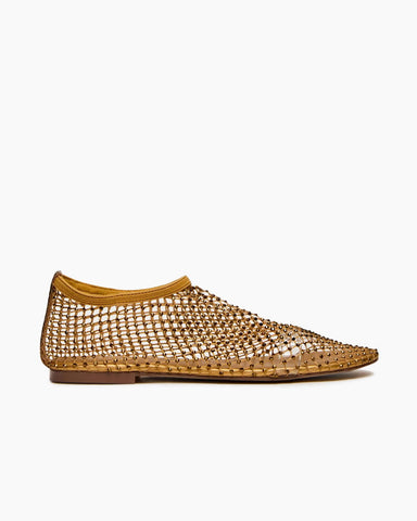 Women’s Rhinestone Mesh Ballet Flats