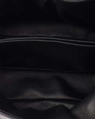 Leather Drawstring Shoulder Bag