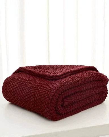 Cotton Fisherman Throw Blanket