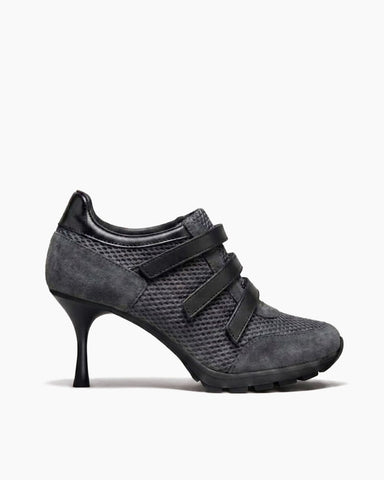(Pre-sale) Breathable Mesh Triple-Strap Sneaker Heels