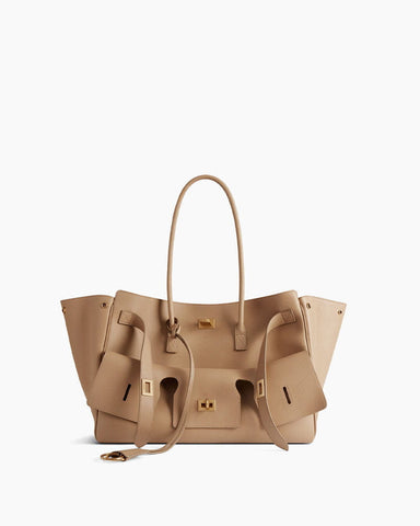 Medium Bel Air Carry All Bag - Black Smooth Leather