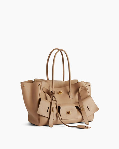 Medium Bel Air Carry All Bag - Black Smooth Leather