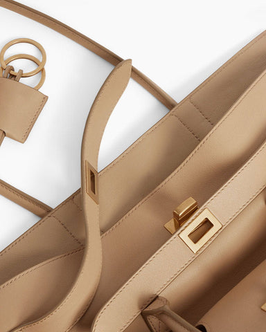 Medium Bel Air Carry All Bag - Black Smooth Leather