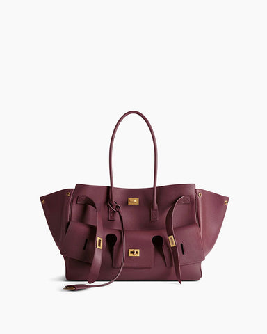 Medium Bel Air Carry All Bag - Black Smooth Leather