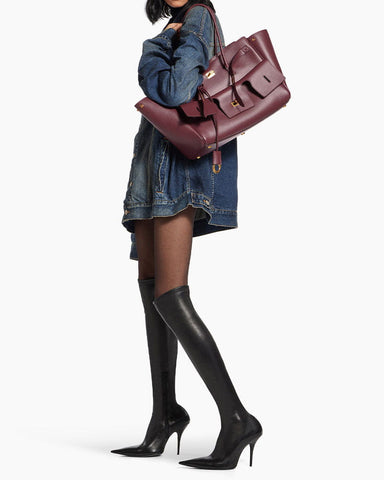 Medium Bel Air Carry All Bag - Black Smooth Leather