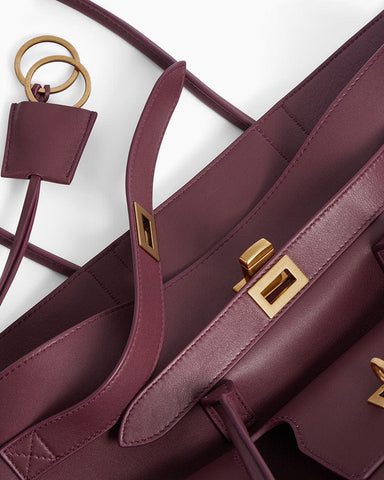 Medium Bel Air Carry All Bag - Black Smooth Leather