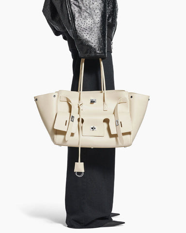 Medium Bel Air Carry All Bag - Black Smooth Leather