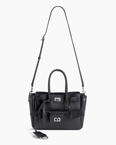 Medium Bel Air Carry All Bag - Black Smooth Leather