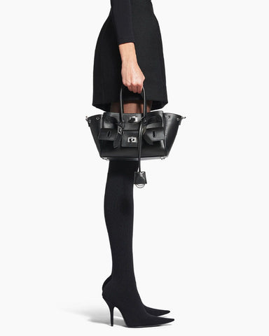 Medium Bel Air Carry All Bag - Black Smooth Leather