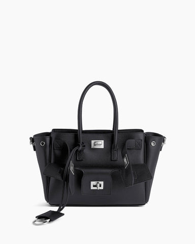 Medium Bel Air Carry All Bag - Black Smooth Leather