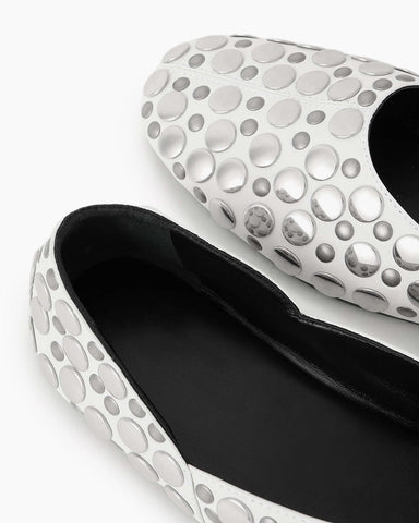 Women's Stylish Studded Slip-On Flats