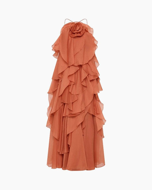 Flowy Layered Maxi Dress