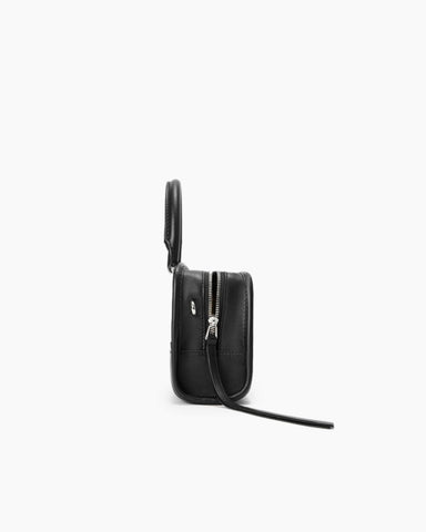 Mini Nappa Leather Convertible Top-Handle Bag