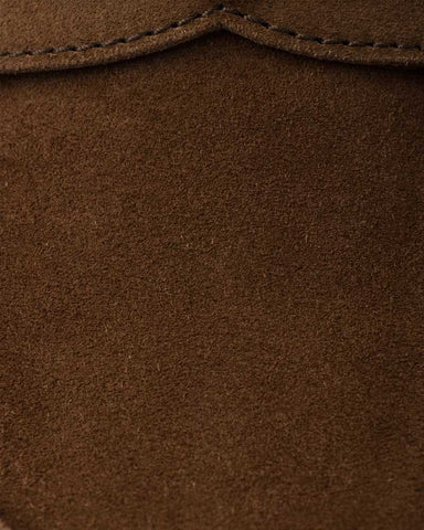 Suede flatform mules