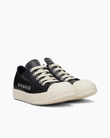 Women's Leather Cap Toe Platform Lace-Up Sneakers