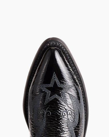 Women's Star Embellished Leather Western Boot