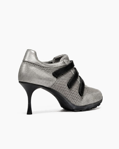 (Pre-sale) Breathable Mesh Triple-Strap Sneaker Heels