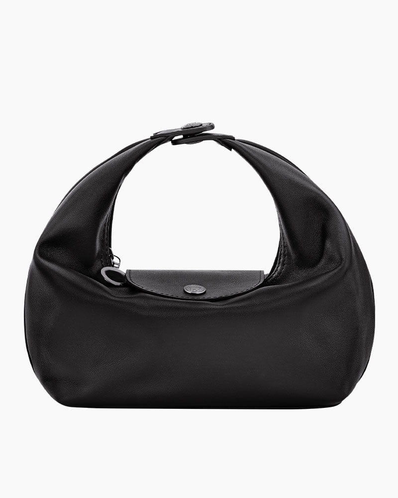 Women's Sophisticated Small Leather Carryall Bag