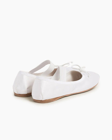 Elegant Satin Ballerina Shoes