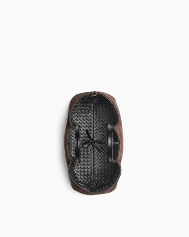 The Reversible Intrecciato Tote in Silky Calf Leather