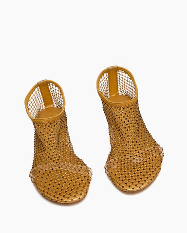 Women’s Rhinestone Mesh Ballet Flats