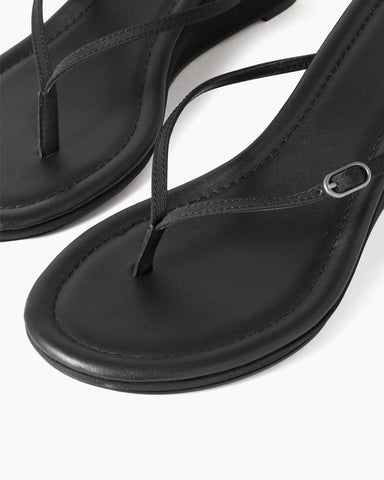 Urban-Summer-Wedge-Leather-Thong-Sandals-1