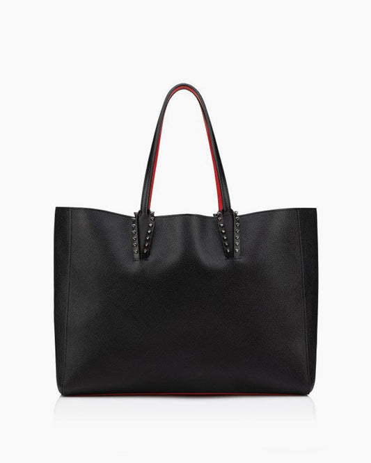 Large Calf Leather Tote Bag Spikes