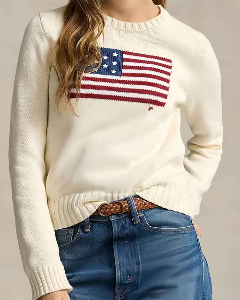 Cozy-Everyday-Flag-Knit-Casual-Sweater-6