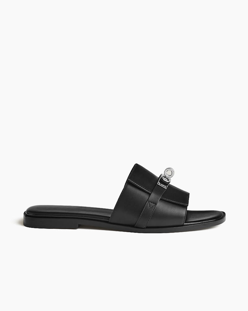 Urban-Stroll-Metal-Buckle-Leather-Slides-2
