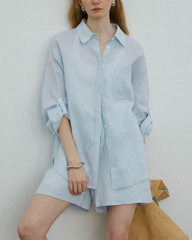 Relaxed-Seaside-Linen-Oversized-Shirt-Dress-9