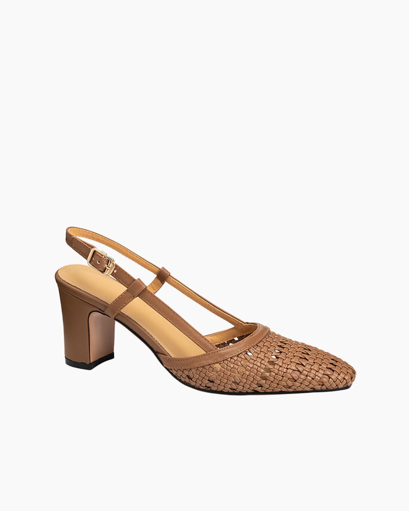 Summer-Office-Woven-Block-Heel-Slingback-Pumps-2