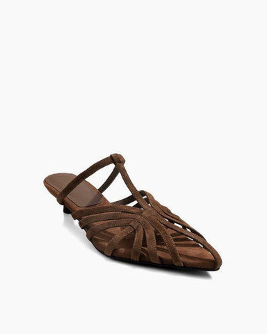 Summer-Stroll-Pointed-Toe-Woven-Suede-Mules-19