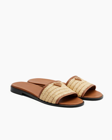 Resort Ready Raffia Platform Summer Sandals
