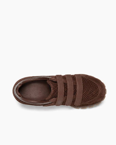 (Pre-sale) Breathable Mesh Triple-Strap Sneaker Heels