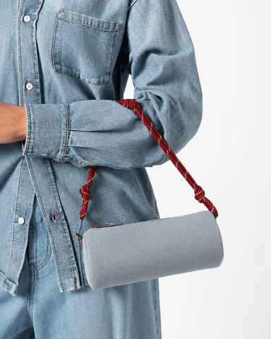 Everyday Canvas Cylinder Shoulder Crossbody Bag