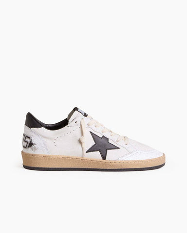 Women's White Nappa Leather Sneaker with Sneaker Tab