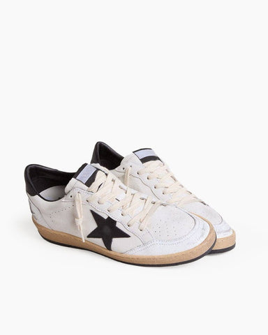 Women's White Nappa Leather Sneaker with Sneaker Tab