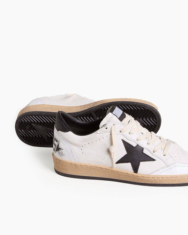 Women's White Nappa Leather Sneaker with Sneaker Tab