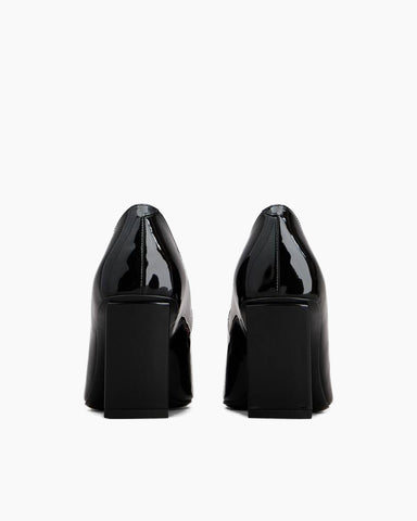 Versatile Elegant Square Toe Chunky Heel Shoes