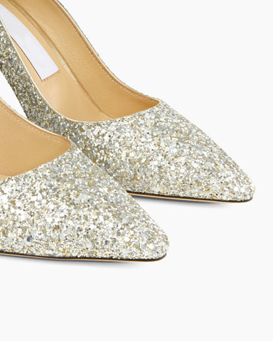 Stunning Crystal Glitter Pointed Toe High Heels