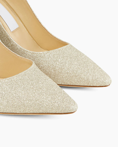 Stunning Crystal Glitter Pointed Toe High Heels