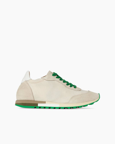 Beige Suede Lightweight Running Sneakers
